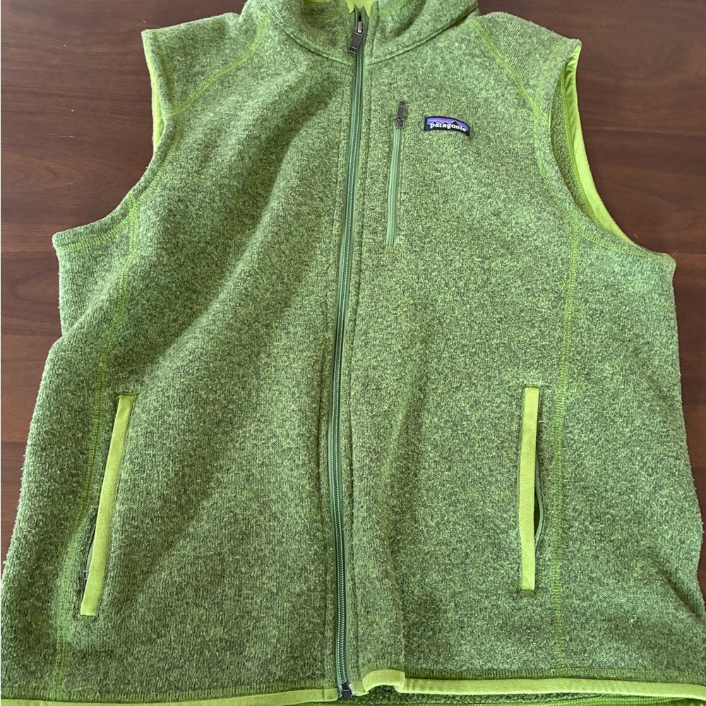 Patagonia BETTER SWEATER Green Fleece vest SIZE EXTRA LARGE